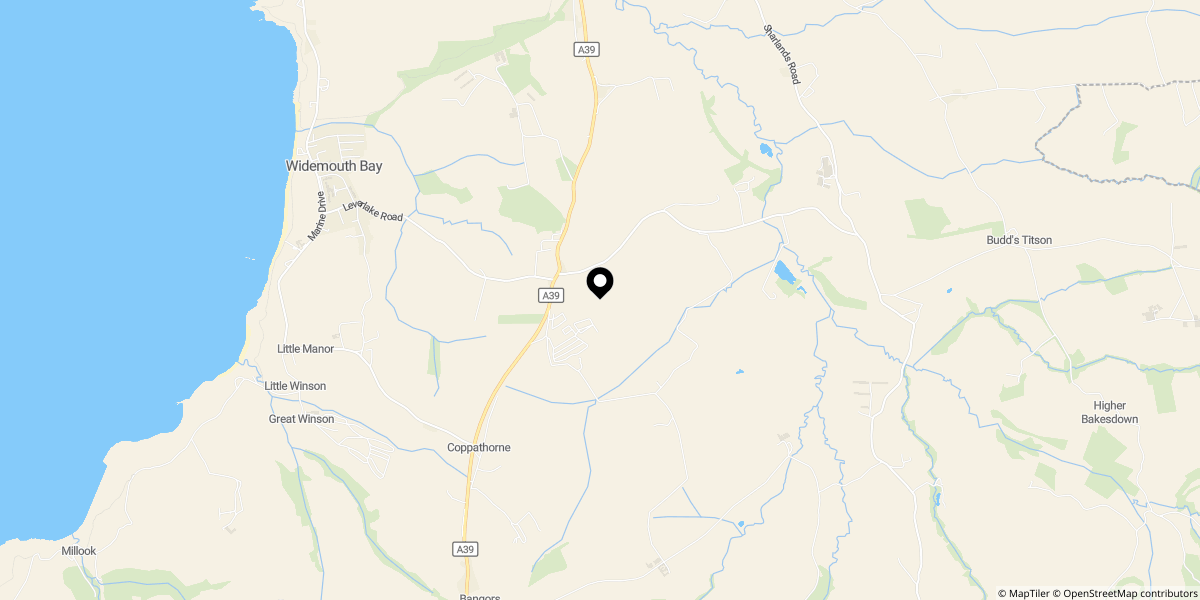 Approximate location of 11 Apple Blossom Way, Meadowlands Court, Poundstock, Bude, CORNWALL